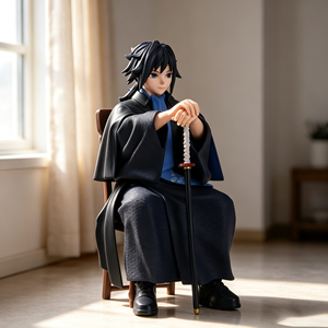 Statue de <span class=keywords><strong>Tomioka</strong></span> Giyuu assis, <span class=keywords><strong>Figurine</strong></span> Anime GK, Jouet Tendance, Statue, Merchandise, Décoration de Table, Anniversaire - Product Image 6