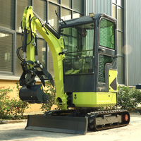 Mini-excavatrice sur chenilles portable neuve de 1,6 tonne, diesel, pour serres et travaux agricoles - Vente chaude usine