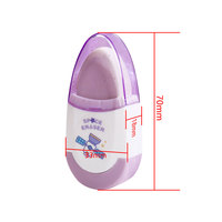 Nouveauté Gommes Gomme multifonctionnelle/taille-crayon 2-en-1 gomme en caoutchouc en forme de larme taille-crayon de fantaisie pour les étudiants