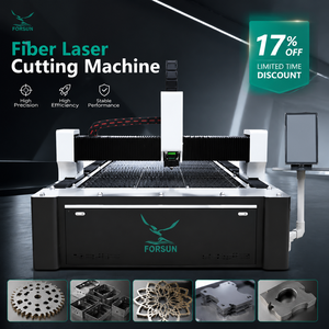 เครื่องตัดไฟเบอร์เลเซอร์โลหะจากโรงงานจีน 17% รุ่น 1530 กำลังไฟ 1500W 2000W 3000W ราคาสำหรับตัดแผ่นโลหะ - Product Image 1