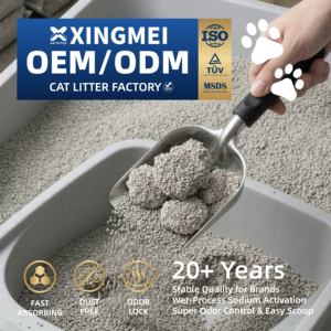 Lettiera per Gatti in Bentonite di Grado Professionale, Processo di Sodizzazione a Umido, Certificata ISO 9001, Sabbia Agglomerante Dura per Animali Domestici - Product Image 1