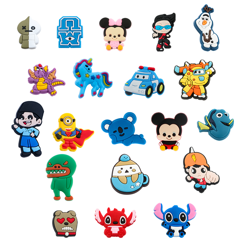 Новый мультяшный ПВХ зарезервная цена материал обуви цветок заглушка милые украшения садовая обувь очаровательные аксессуары