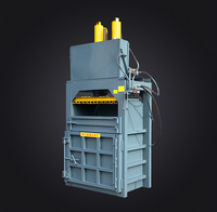 Compacteur de cartons hydraulique vertical mobile ; Machine de compactage pour petits déchets métalliques, cartons et canettes en aluminium