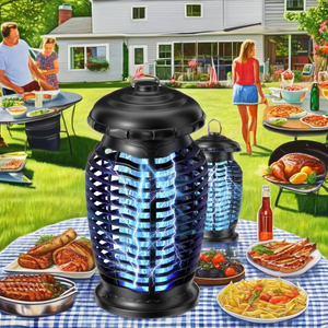 Chất lượng ABS không thấm nước Fly Catcher đèn điện sốc muỗi Killer mạnh mẽ kiểm soát côn trùng <span class=keywords><strong>Bug</strong></span> <span class=keywords><strong>Zapper</strong></span> - Product Image 3