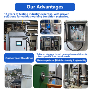 Vastgesteld 4-in-1 gasdetector online monitoringsysteem PID VOC pompzuiging CO2-analysator voor He HCL CH4 LEL - Product Image 2