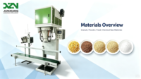 Máquina de Envasado de Gránulos Semiautomática de 10-50 KG, Controlada por PLC, Tipo Banda, Alta Productividad y Precisión