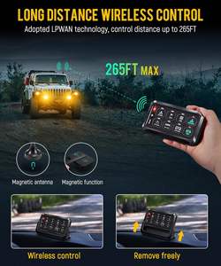 Беспроводная Панель переключателей RGB 8 Gang, универсальная система управления цепью, блок переключения мгновенного Стробоскопа - Product Image 5