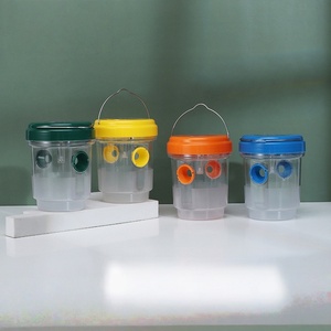 กับดักตัวต่อสัตว์รบกวนพลังงานแสงอาทิตย์แบบพรีเมียม สำหรับแขวนกลางแจ้ง ดักจับแมลงวันผลไม้ พร้อมคุณสมบัติกันน้ำ IPX4 กำจัดแมลงในสวน - Product Image 2