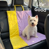 Tapis de voiture imperméable en daim pour animaux de compagnie, lit pour chien, résistant aux taches, coussin de voyage toutes saisons pour chiens et chats, utilisation en extérieur