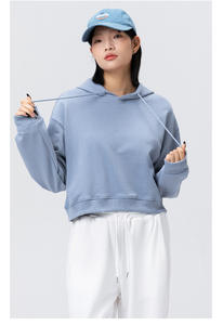 Moletom Feminino de Outono Inverno em Corduroy com Bordado de Letras, Manga Longa, Quente e Estiloso - Product Image 2