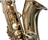 Eastern Music Gold Lacquer Brass Body Bb Tenor Saxophone Ala 82 Professional Wind Instrument for Performance
