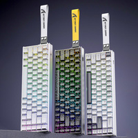 Clavier mécanique filaire Attack Shark X68MAX CNC, interrupteur magnétique de jeu, RT 0,005 mm, taux de sondage 8K, clavier RVB