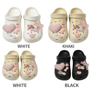 Sabots plats souples et antidérapants pour femme, style coréen, en EVA, avec coussin d'air, motif dessin animé Mary Jane, tendance été, recyclables et imperméables - Product Image 6