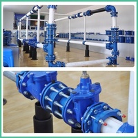 Haute qualité Dn150 PN16 fonte ductile joint rapide connexion de joint large tuyau PE tuyau en PVC adaptateur de bride de tuyau en fonte ductile