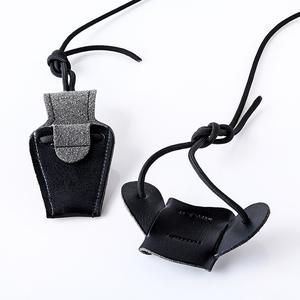 Outil de tension de corde pour arc classique, en microfibre noire avec poignée en corde, accessoire d'équipement de tir - Product Image 2