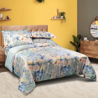 Ensembles de housses de couette Botanical Design 100% coton Drap de lit Impression numérique 3D Queen Size Ensemble de literie personnalisable