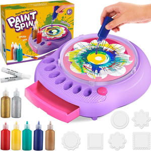 Set di artigianato transfrontaliero di Pasqua elettrico rotante <span class=keywords><strong>per</strong></span> bambini <span class=keywords><strong>da</strong></span> <span class=keywords><strong>colorare</strong></span> tavolo <span class=keywords><strong>da</strong></span> disegno regalo <span class=keywords><strong>per</strong></span> ragazzi e ragazze in argilla Graffiti giocattolo - Product Image 2