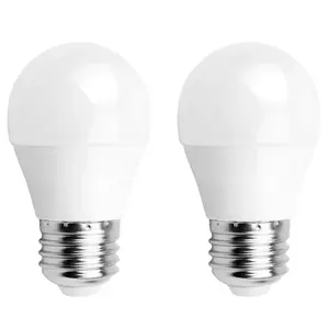 Lampadina LED G45 E27 9W - 2 unità, a basso consumo, luce calda, ideale per l'illuminazione generale in case e uffici. - Product Image 1