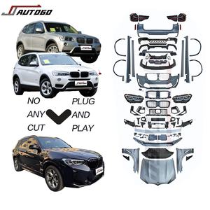 Kit de carrocería de Venta caliente de fábrica para <span class=keywords><strong>BMW</strong></span> <span class=keywords><strong>X3</strong></span> <span class=keywords><strong>xDrive</strong></span> <span class=keywords><strong>20d</strong></span> 28I 35i M X 11-17 actualización a 2023 + F976 LCI M-Power X3M M montaje de parachoques de potencia - Product Image 1