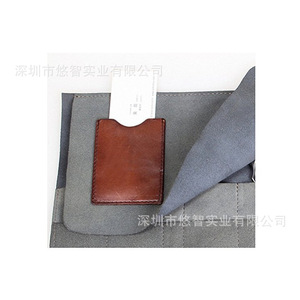 Leather hairdressing scissors <b>tool</b> storage <b>bag</b>, multi-functional <b>tool</b> <b>bag</b> with leather sheath, foldable storage <b>roll</b>. - Product Image 3