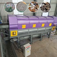 Machine de séparation pour installation de récupération des déchets MSW, crible rotatif automatique pour déchets solides