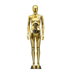 <span class=keywords><strong>Mannequin</strong></span> Femme Doré Chromé de Mode avec Support pour Robe de Mariée et Robe de Soirée, Présentoir <span class=keywords><strong>Mannequin</strong></span> Femme pour Magasin - Product Image 4