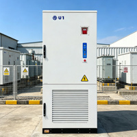 Système de stockage d'énergie BESS refroidi par liquide 125 kW 261 kWh, hors réseau/sur réseau, conteneur de batterie LiFePO4 1 MWh 2 MWh avec certificat CE
