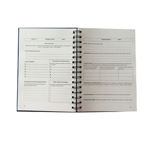 Chất lượng cao tùy chỉnh xoắn ốc cuốn sách OEM chuyên nghiệp Lưu ý in ấn cuốn sách - Product Image 3