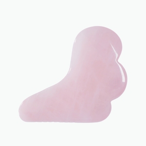 Guasha de Cuarzo Rosa de Alta Calidad para Masaje Facial - Product Image 1