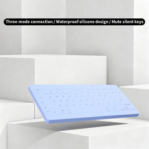 78-Key Silent Cherry Membrane Three Mode Waterproof Wireless Hot-Swap Programmable USB Type-C <b>Portable</b> <b>Keyboard</b> New Status - Product Image 3