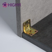 HIGHYI fer coin supports en forme de L 90 degrés coin support meubles support connecteur matériel pour bois