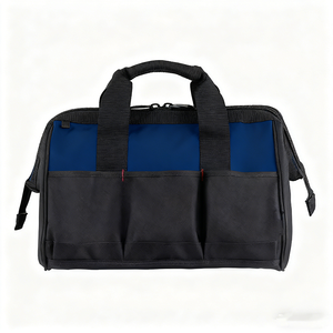 Bolsa de Herramientas para Electricista Personalizable de 15 Pulgadas, Estilo Oxford Clásico, Duradera, de Gran Capacidad, Portátil, con Cierre, Multifuncional - Product Image 2