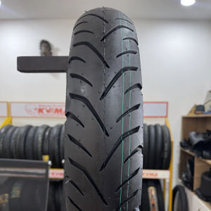 ยางสกู๊ตเตอร์แบบไม่มียางใน KUMATIRE K214A ผลิตในเวียดนาม ขนาด 90/90-14 และ 100/90-14  ยึดเกาะถนนได้ดีขึ้น - Product Image 1