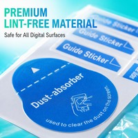 Juego de Accesorios para Protector de Pantalla al por Mayor, Absorbedor de Polvo, Guía Adhesiva, Herramienta de Instalación de Película para Teléfono, OEM, ODM, Personalizado