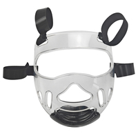 Masque facial transparent détachable en PC pour la vente en gros, avec casque de Taekwondo, Karaté, Boxe, absorbant les chocs pour l'entraînement et le sparring