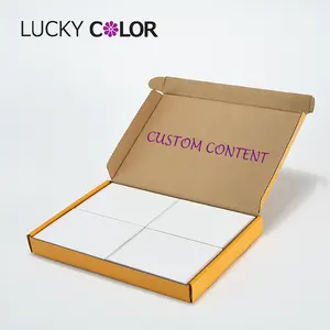 Boîtes de papier en carton ondulé avec doublure kraft noir blanc avec feuille de conception personnalisée pour boîte à tarte à pizza livraison personnalisée en gros