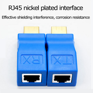 สายแลน RJ45 แบบ HD ยาว 30 เมตร ตัวผู้-ตัวเมีย สำหรับต่อขยาย รองรับ Cat 5e และ Cat 6 พร้อมตัวแยกและแปลงสัญญาณวิดีโอ 1080P วัสดุพลาสติก - Product Image 5