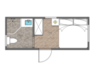 Maisonnette de luxe modulaire préfabriquée pour jardin, type capsule, 10x12, pour resort en plein air, certifiée CE