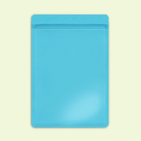 Sac en plastique imprimé noir mat, pochette debout, emballage en papier d'aluminium, sac à fermeture éclair, sacs alimentaires de stockage en Mylar