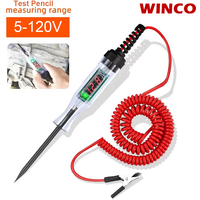 Factory Sales 5-120V Digital Electrical Test Pencil Digital Car Truck Voltage Circuit Tester Diagnostic Probe Test Pen