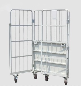 Тележка складская промышленная <span class=keywords><strong>Uni</strong></span>-Silent 500 кг, усиленная стальная платформенная, складная, для логистики, модель RC8617-B - Product Image 3