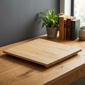 Plateau de table à manger en chêne massif - Nouvelle forme rectangulaire pour la maison et l'atelier - Product Image 3