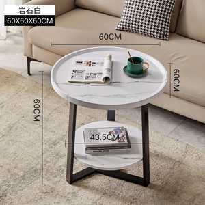 Mesa auxiliar de madera de lujo ligera de diseño moderno mesa de centro plegable compacta Ideal para dormitorio espacio de vida y decoración del hogar - Product Image 3