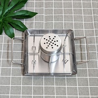UJ-W035 Support de rôtissage pour poulet en canette de bière avec porte-légumes pour barbecue, four ou fumoir – Meilleure vente