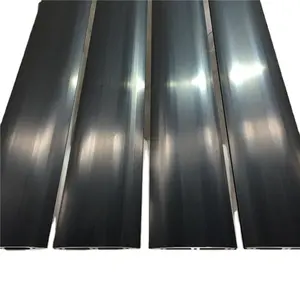 Строгие спецификации черный длинный анодированный алюминиевый профиль