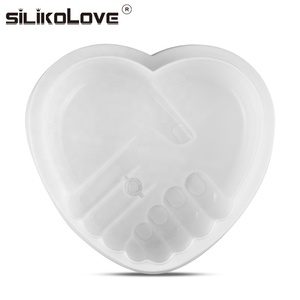 Lãng mạn handmade tim Mousse khuôn mẫu cho ngày Valentine cấp thực phẩm Silicone khuôn bánh - Product Image 2