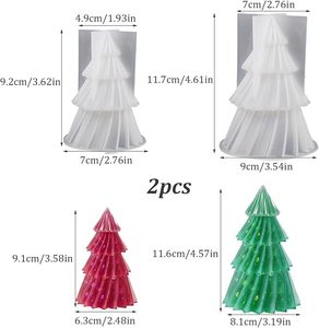 Christmas Present <b>Candle</b> <b>Winter</b> Home Decor Christmas <b>Candle</b> Molds - Product Image 2