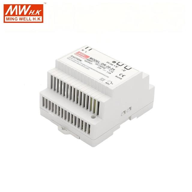 Mean Well DR-30 30W DIN Rail AC-DC Single Output 12V Industrial LED Power Supply
