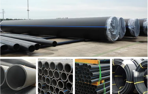 Tuyau de polyéthylène de grand diamètre de tubes de HDPE à haute densité pour l'approvisionnement en eau - Product Image 5