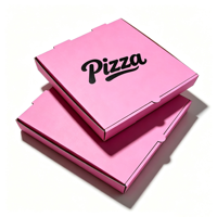 SP3937 OEM/ODM Boîte à pizza en carton ondulé écologique et recyclable de 6 à 20 pouces, qualité alimentaire, vente en gros, pour livraison de pizzas en pizzeria
